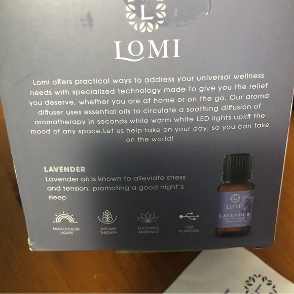 Lomi Other Lomi Aroma Diffuser Wlavender Oil Poshmark